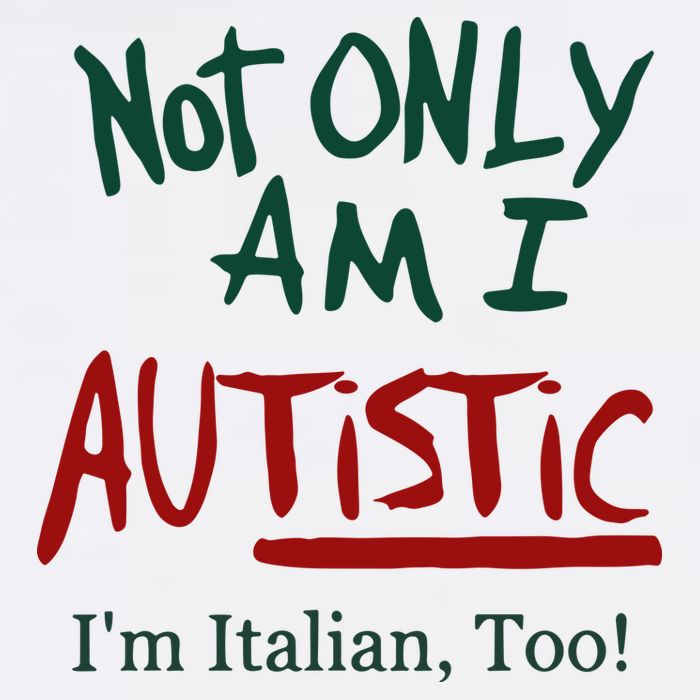 Not Only Am I Autistic I’M Italian Too Visor