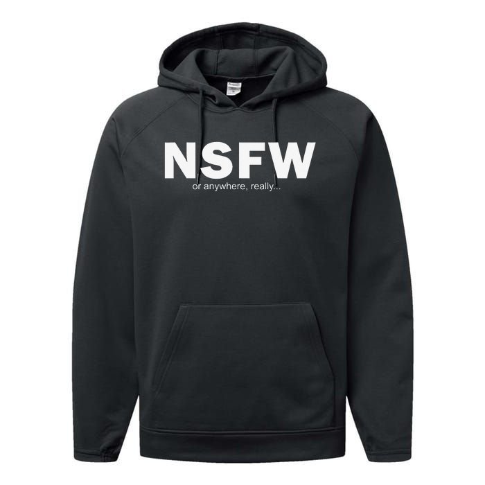 NSFW Or Anywhere Performance Fleece Hoodie