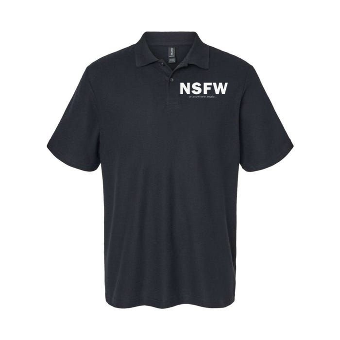 NSFW Or Anywhere Softstyle Adult Sport Polo