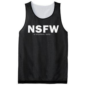 NSFW Or Anywhere Mesh Reversible Basketball Jersey Tank