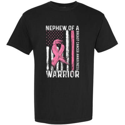 Nephew Of A Warrior Graphic Breast Cancer Awareness Month Garment-Dyed Heavyweight T-Shirt