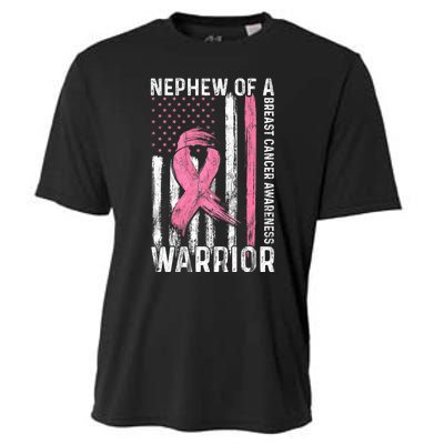 Nephew Of A Warrior Graphic Breast Cancer Awareness Month Cooling Performance Crew T-Shirt