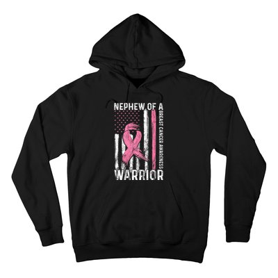 Nephew Of A Warrior Graphic Breast Cancer Awareness Month Hoodie