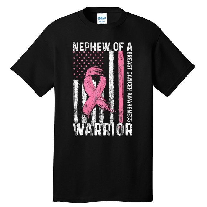 Nephew Of A Warrior Graphic Breast Cancer Awareness Month Tall T-Shirt