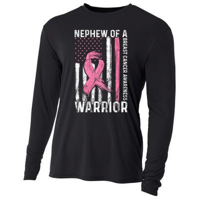 Nephew Of A Warrior Graphic Breast Cancer Awareness Month Cooling Performance Long Sleeve Crew