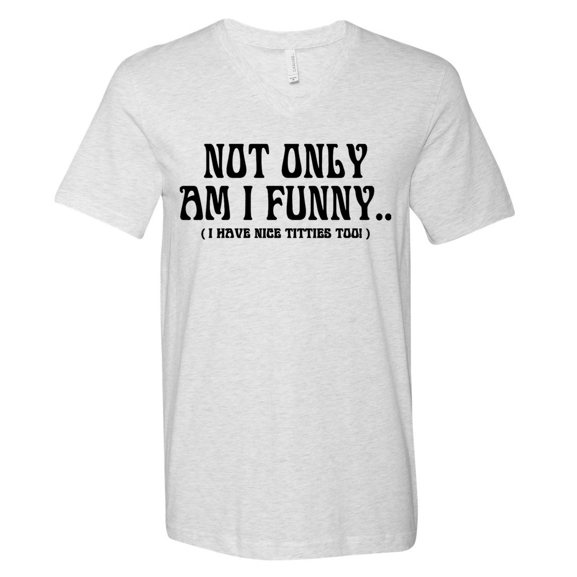 Not Only Am I Funny I Have Nice Titties Too V-Neck T-Shirt