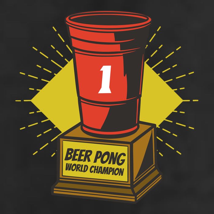 Number One Beer Pong Champion Cool Comfort Performance Bucket Hat