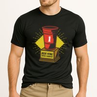 Number One Beer Pong Champion Cooling Performance Crew T-Shirt