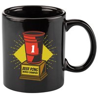 Number One Beer Pong Champion 11oz C Handle Ceramic Mug