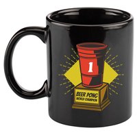 Number One Beer Pong Champion 11oz C Handle Ceramic Mug