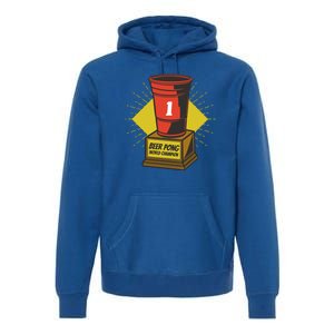 Number One Beer Pong Champion Premium Hoodie