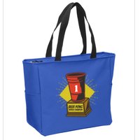 Number One Beer Pong Champion Zip Tote Bag