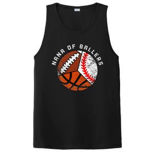 Nana Of Ballers Funny Baseball Basketball Football Nana PosiCharge Competitor Tank