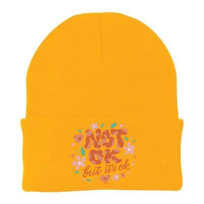 Not Ok But It's Ok Knit Cap Winter Beanie