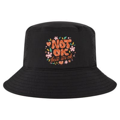 Not Ok But It's Ok Cool Comfort Performance Bucket Hat