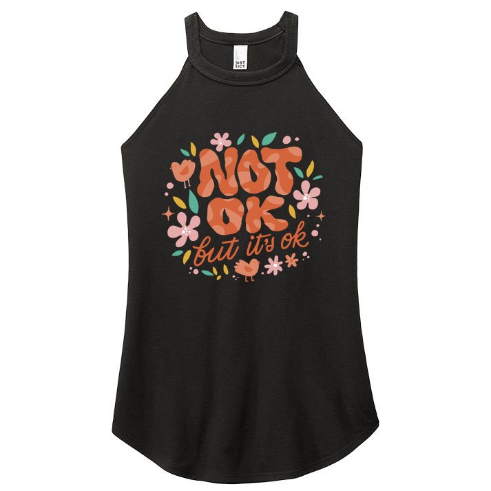 Not Ok But It's Ok Women's Perfect Tri Rocker Tank