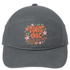 Not Ok But It's Ok 7-Panel Snapback Hat