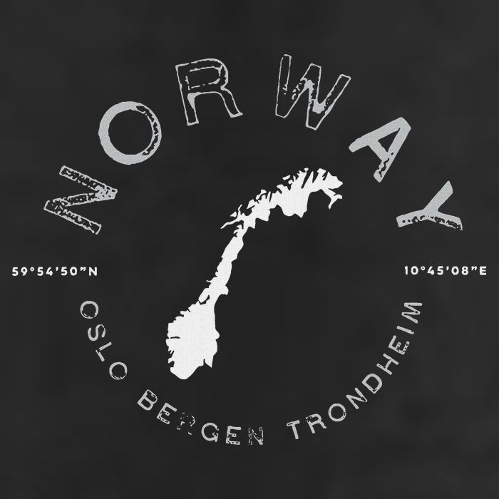Norway Oslo Bergen Graphic Vintage Retro Beanie