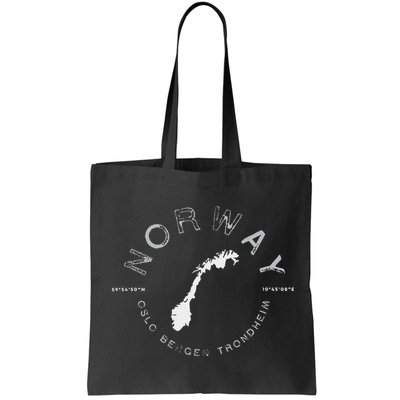 Norway Oslo Bergen Graphic Vintage Retro Bag