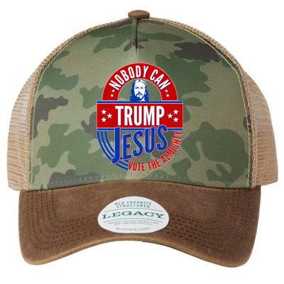 Nobody Can Trump Jesus Vote The Almighty Legacy Tie Dye Trucker Hat