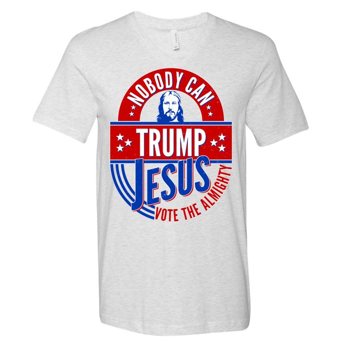 Nobody Can Trump Jesus Vote The Almighty V-Neck T-Shirt