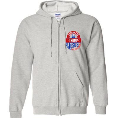Nobody Can Trump Jesus Vote The Almighty Full Zip Hoodie