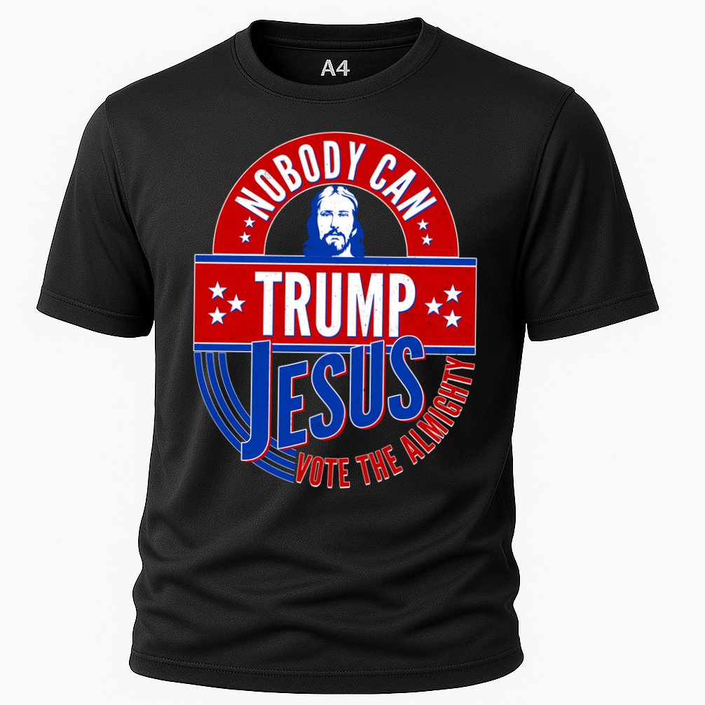 Nobody Can Trump Jesus Vote The Almighty Cooling Performance Crew T-Shirt