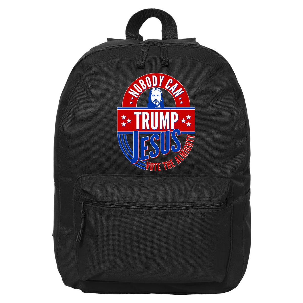 Nobody Can Trump Jesus Vote The Almighty 16 in Basic Backpack