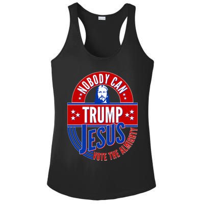Nobody Can Trump Jesus Vote The Almighty Ladies PosiCharge Competitor Racerback Tank