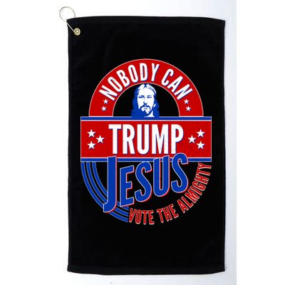 Nobody Can Trump Jesus Vote The Almighty Golf Towel