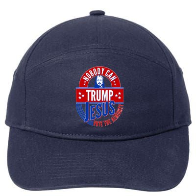 Nobody Can Trump Jesus Vote The Almighty 7-Panel Snapback Hat