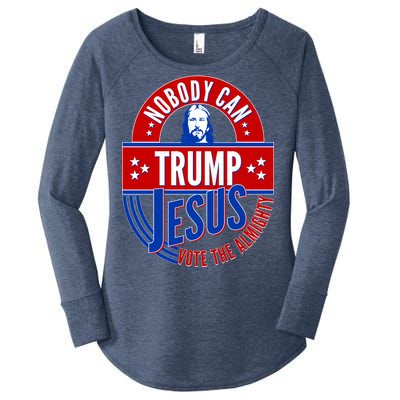 Nobody Can Trump Jesus Vote The Almighty Women's Perfect Tri Tunic Long Sleeve Shirt