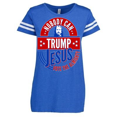 Nobody Can Trump Jesus Vote The Almighty Enza Ladies Jersey Football T-Shirt