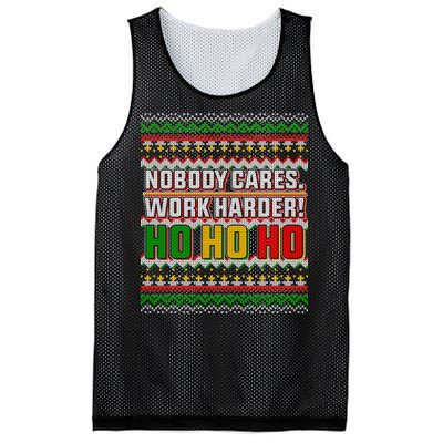 Nobody Care Work Hardy Ugly Christmas Sweater Mesh Reversible Basketball Jersey Tank