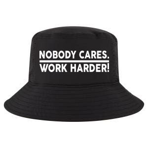 Nobody Cares Work Harder meme Cool Comfort Performance Bucket Hat