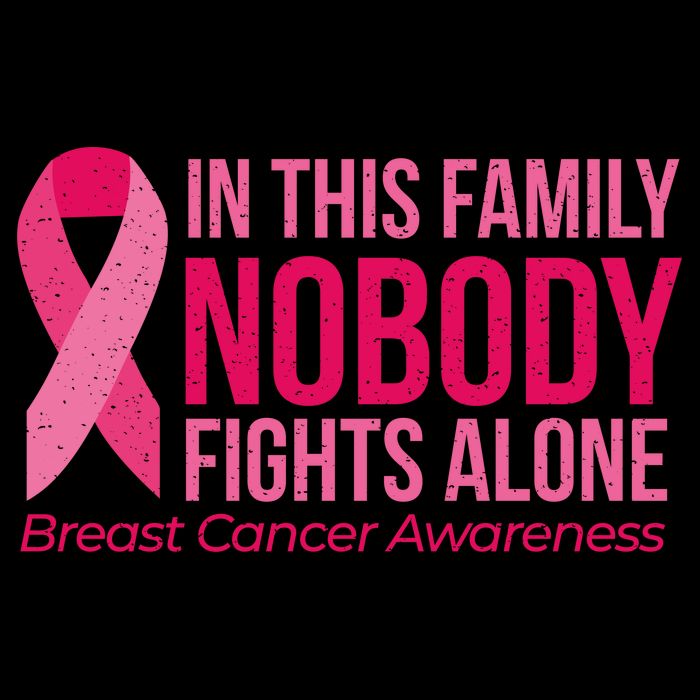 Nobody Fights Alone Breast Cancer Impact Tech Backpack