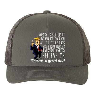 Nobody Is Better At Fatherhood Donald Trump Dad Yupoong Adult 5-Panel Trucker Hat