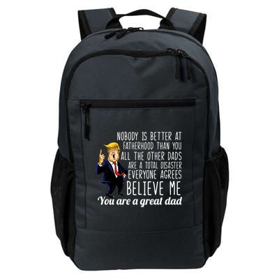 Nobody Is Better At Fatherhood Donald Trump Dad Daily Commute Backpack