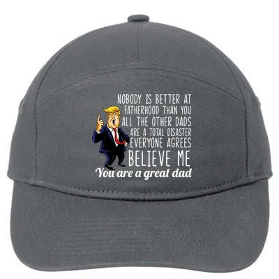 Nobody Is Better At Fatherhood Donald Trump Dad 7-Panel Snapback Hat