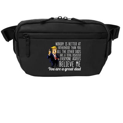 Nobody Is Better At Fatherhood Donald Trump Dad Crossbody Pack