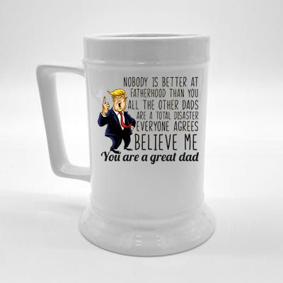 Nobody Is Better At Fatherhood Donald Trump Dad Beer Stein