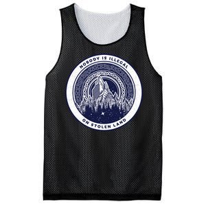 Nobody Is Illegal On Stolen Land Mesh Reversible Basketball Jersey Tank