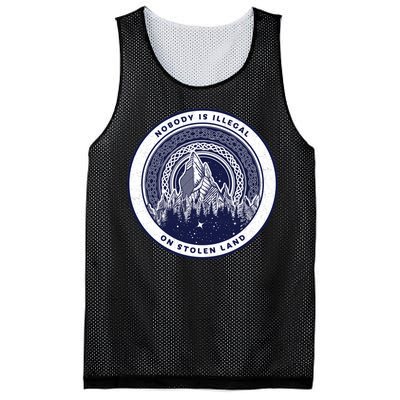 Nobody Is Illegal On Stolen Land Mesh Reversible Basketball Jersey Tank