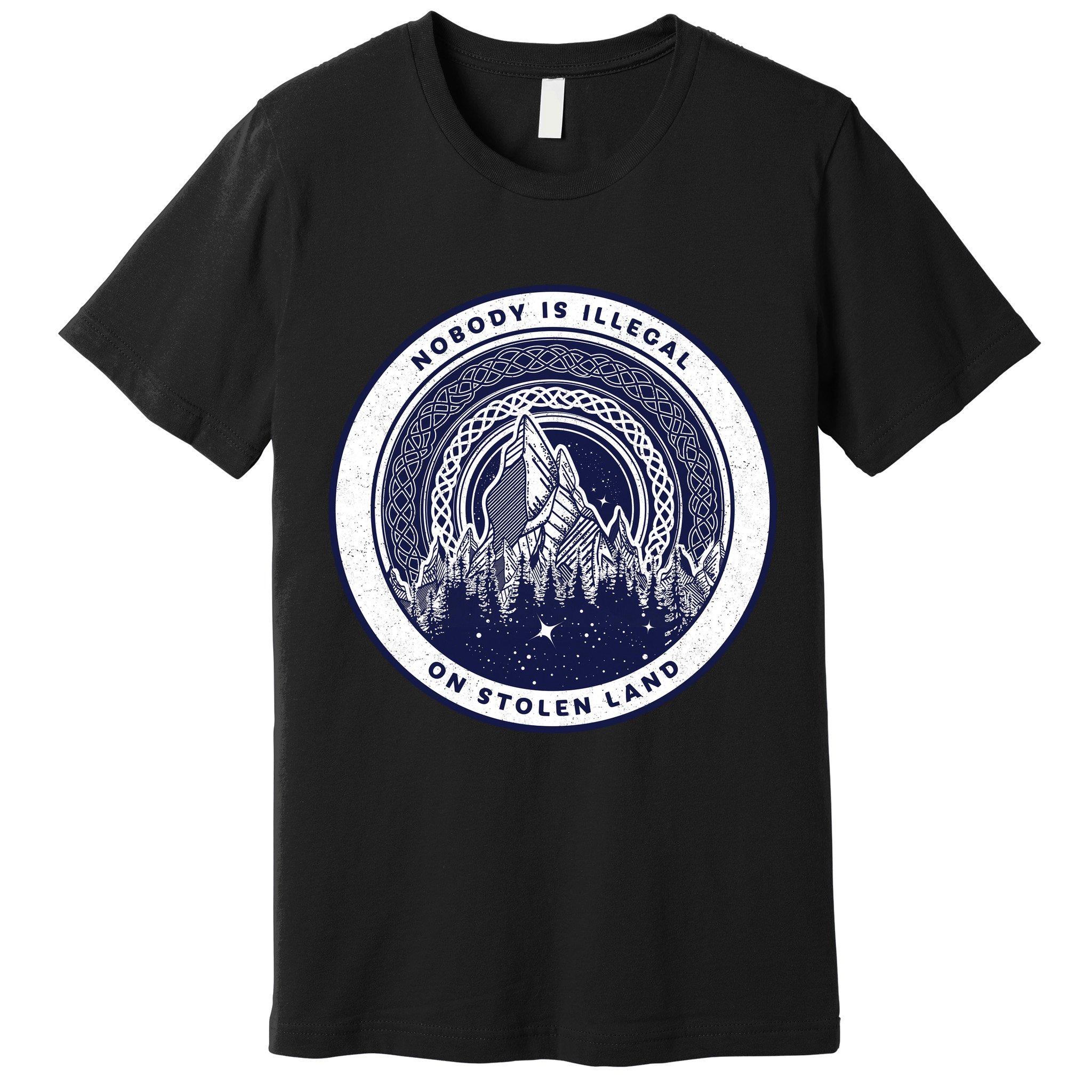 Nobody Is Illegal On Stolen Land Premium T-Shirt