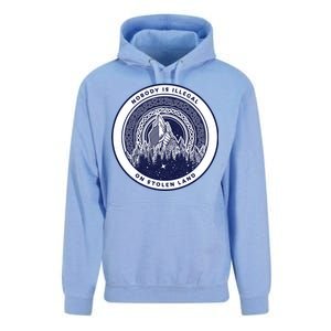 Nobody Is Illegal On Stolen Land Unisex Surf Hoodie