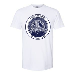 Nobody Is Illegal On Stolen Land Softstyle CVC T-Shirt