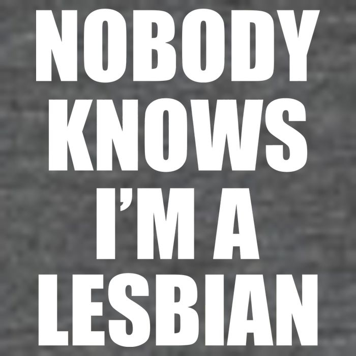Nobody Knows I'm a Lesbian Tall T-Shirt