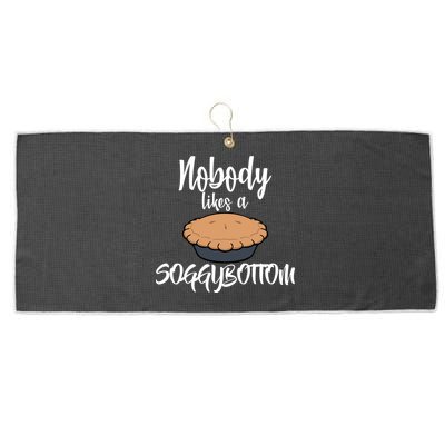 Nobody likes A Soggy Bottom Funny Baking Large Microfiber Waffle Golf Towel