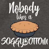 Nobody likes A Soggy Bottom Funny Baking Vector Backpack