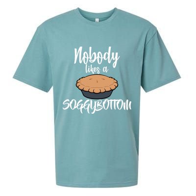 Nobody likes A Soggy Bottom Funny Baking Sueded Cloud Jersey T-Shirt